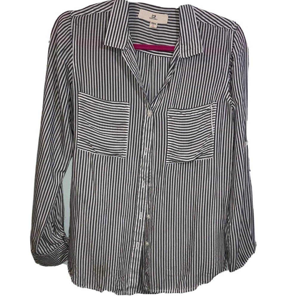 Thread + Supply Striped Button Down Size Medium - image 1
